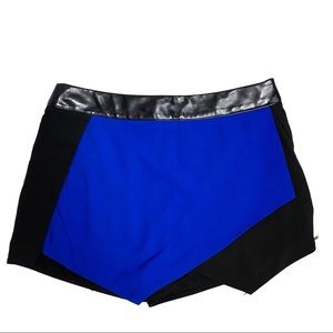 Mustard Seed Mini Skirt Black and Blue Size Medium